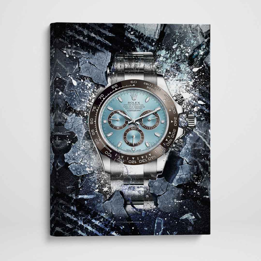 Rolex Art Daytona Platina Watch Poster Canvas Print Watch Art-DAYTONA PLATINA-DEVICI