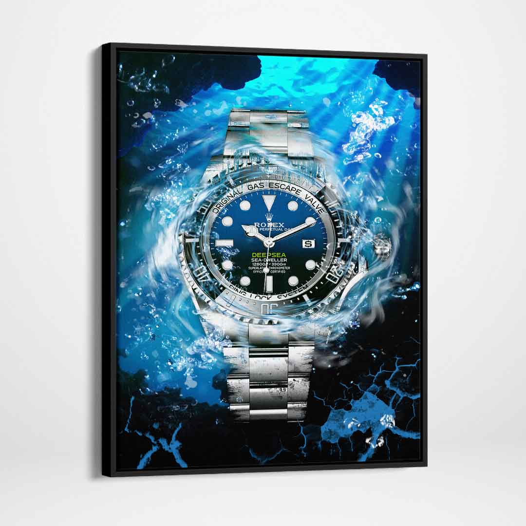 Rolex Art Deepsea James Cameron Watch Poster Canvas Print Watch Art-DEEPSEA CAMERON-DEVICI