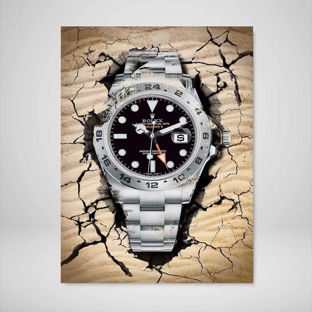 Rolex Art Explorer Watch Poster Canvas Print Rolex Poster Watch Art-DESERT EXPLORER-DEVICI