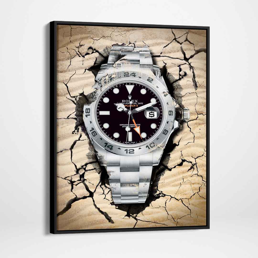 Rolex Art Explorer Watch Poster Canvas Print Rolex Poster Watch Art-DESERT EXPLORER-DEVICI