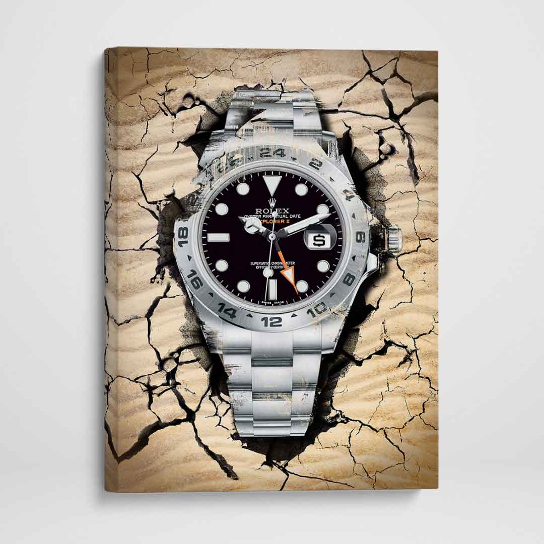 Rolex Art Explorer Watch Poster Canvas Print Rolex Poster Watch Art-DESERT EXPLORER-DEVICI