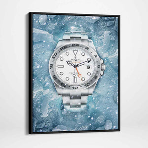 Rolex Art Explorer Watch Poster Canvas Print Watch Art Rolex Poster-SNOWFALL EXPLORER-DEVICI