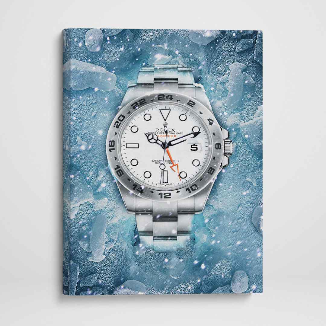 Rolex Art Explorer Watch Poster Canvas Print Watch Art Rolex Poster-SNOWFALL EXPLORER-DEVICI