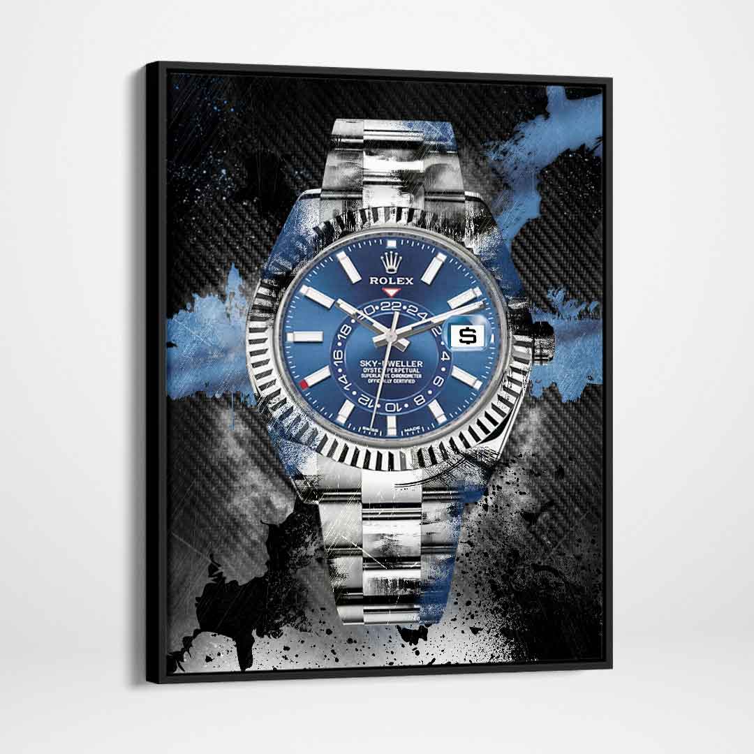 Rolex Art Sky-Dweller Canvas Print Watch Poster Watch Art-SOLIVAGANT SKY-DWELLER-DEVICI