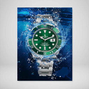 Rolex Art Submariner The Hulk Watch Poster Canvas Print Watch Art-THE HULK-DEVICI