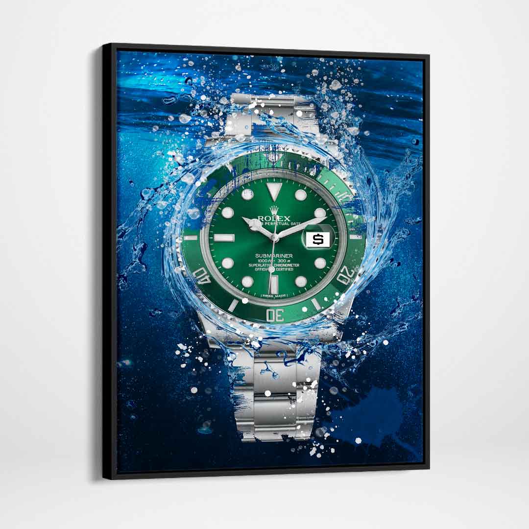 Rolex Art Submariner The Hulk Watch Poster Canvas Print Watch Art-THE HULK-DEVICI