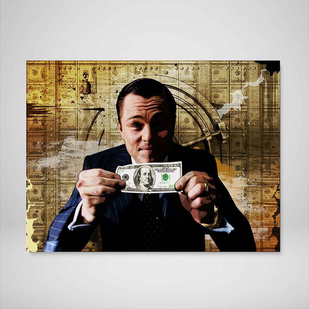 Wolf Of Wallstreet Motivational Poster Canvas Print Office Wall Art-WOLF OF WALLSTREET-DEVICI