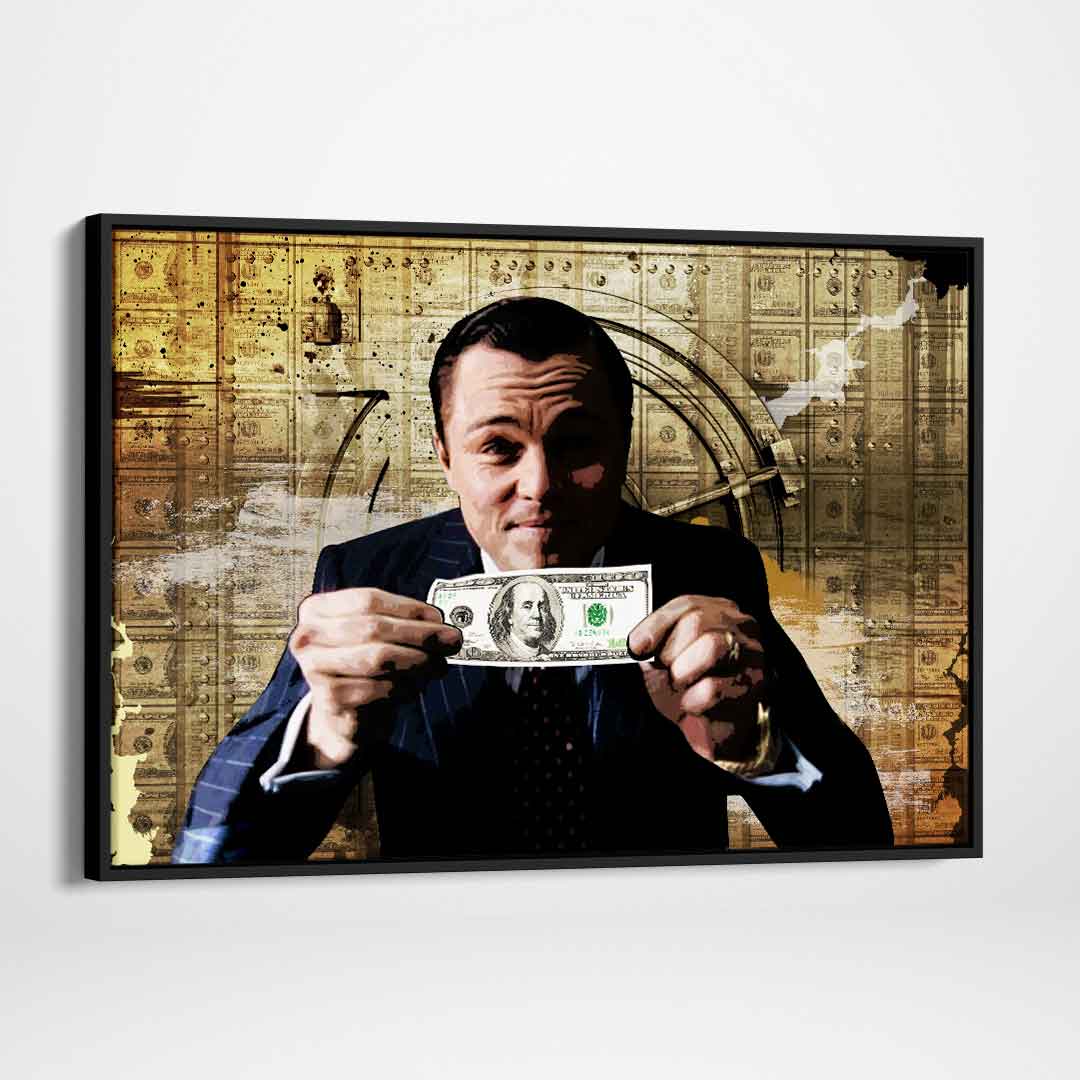 Wolf Of Wallstreet Motivational Poster Canvas Print Office Wall Art-WOLF OF WALLSTREET-DEVICI