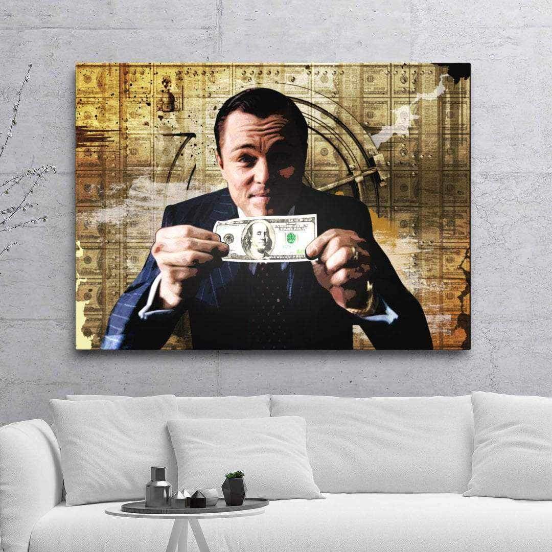 Wolf Of Wallstreet Motivational Poster Canvas Print Office Wall Art-WOLF OF WALLSTREET-DEVICI