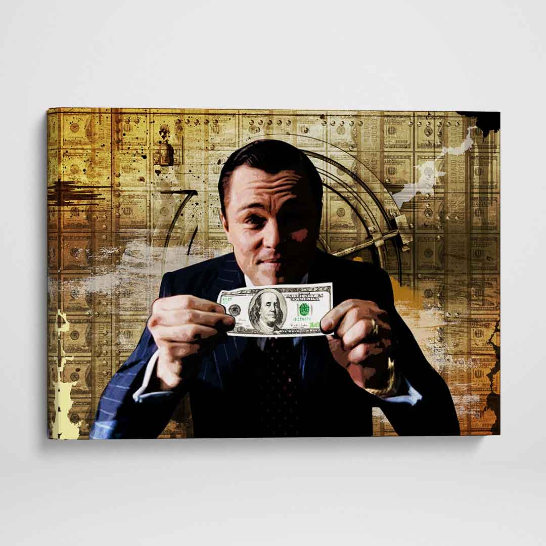 Wolf Of Wallstreet Motivational Poster Canvas Print Office Wall Art-WOLF OF WALLSTREET-DEVICI